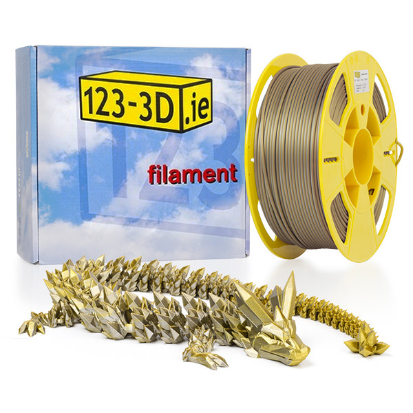 123-3D chameleon gold-silver PLA filament 2.85mm, 1kg  DFP11075 - 1