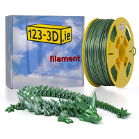 123-3D chameleon green-white PLA filament 2.85mm, 1kg  DFP11077