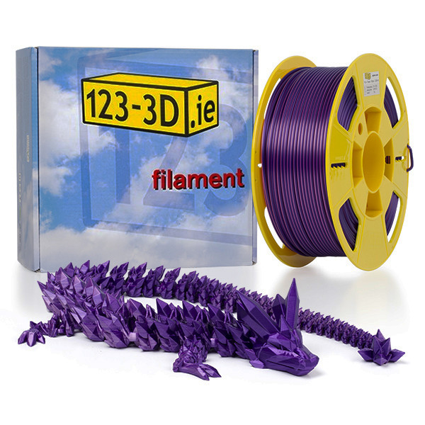 123-3D chameleon purple-pink PLA filament 2.85mm, 1kg  DFP11073 - 1
