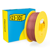 123-3D copper Satin PLA filament 1.75mm, 1kg  DHM00073