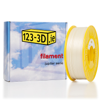 123-3D cream white / pearl white PLA filament 1.75mm, 1.1kg  DFP01080