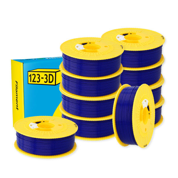 123-3D dark blue PLA filament 1.75mm, 1kg (10-pack)  DHM10005 - 1