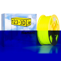 123-3D fluorescent yellow PLA filament 2.85mm, 1kg DFP02035c DFP11050
