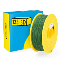 123-3D green PLA filament 1.75mm, 1kg DHM00010