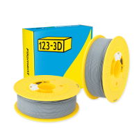 123-3D grey PLA filament 1.75mm, 1kg (2-pack)  DHM10012