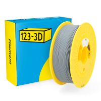 123-3D grey PLA filament 1.75mm, 1kg DHM00003