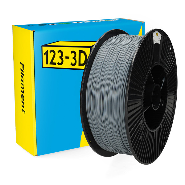 123-3D grey PLA filament 1.75mm, 3kg DHM00183 - 1