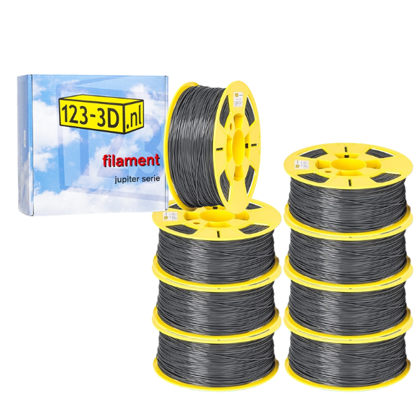 123-3D grey PLA filament bundle 1.75mm, 1kg  DFE00038 - 1