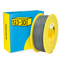 123-3D grey lightweight PLA filament 1.75mm, 1kg DHM00085
