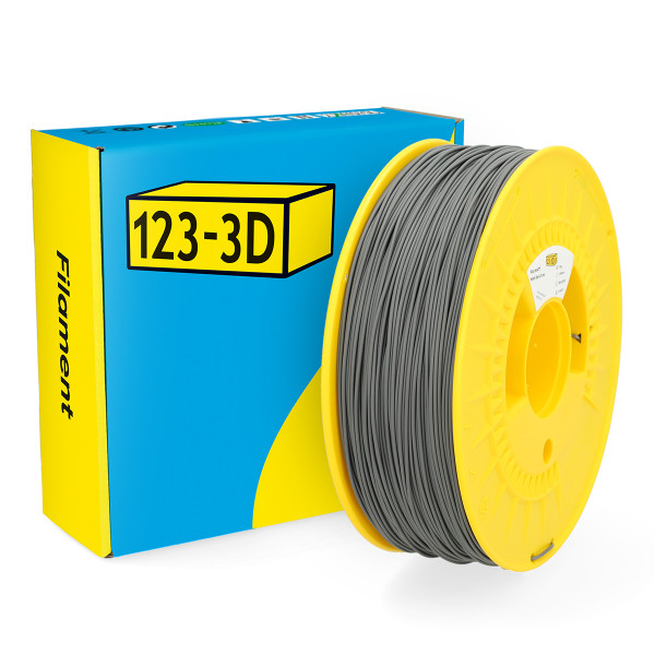 123-3D grey matte PLA Pro filament 1.75mm, 1kg  DHM00101 - 1