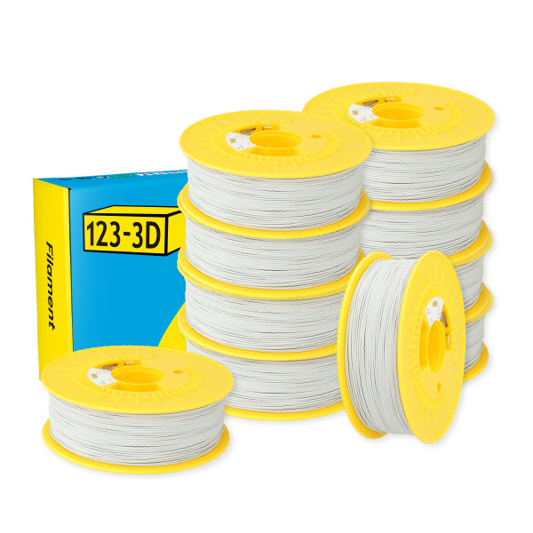 123-3D light grey PLA filament 1.75mm, 1kg (10-pack)  DHM10023 - 1