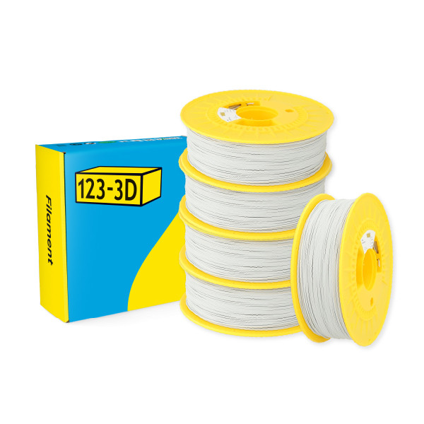 123-3D light grey PLA filament 1.75mm, 1kg (5-pack)  DHM10022 - 1