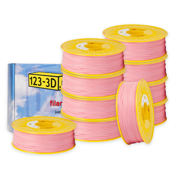 123-3D light pink PLA filament 1.75mm, 1kg (10-pack)  DHM10026 - 1