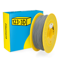 123-3D matte grey PETG filament 1.75mm, 1kg  DHM00248