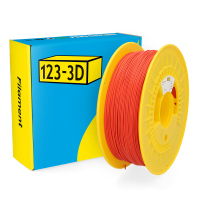 123-3D matte red PETG filament 1.75mm, 1kg  DHM00246