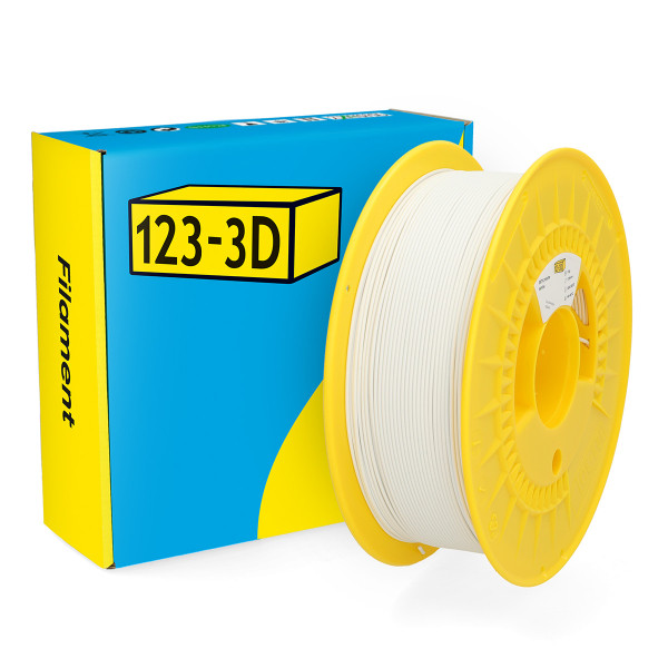 123-3D matte white PETG filament 1.75mm, 1kg DHM00241 - 1