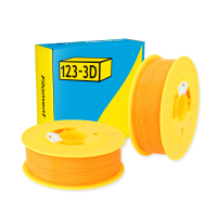123-3D orange PLA filament 1.75mm, 1kg (2-pack)  DHM10030