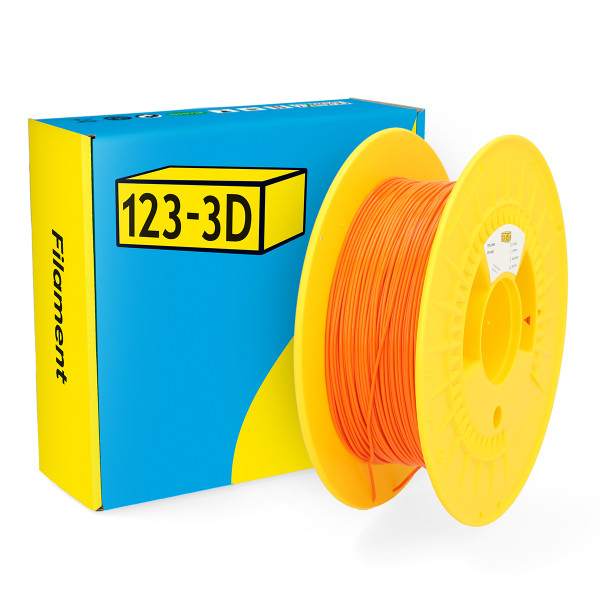 123-3D orange TPU 98A filament 1.75mm, 0.5kg  DHM00164 - 1