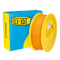 123-3D orange lightweight PLA filament 1.75mm, 1kg DHM00087