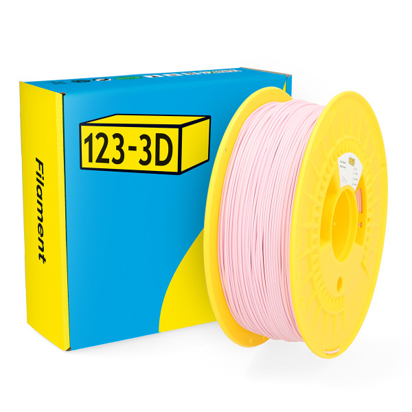 123-3D pastel pink PLA filament 1.75mm, 1kg  DHM00050 - 1