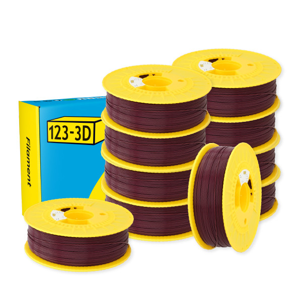 123-3D purple PLA filament 1.75mm, 1kg (10-pack) DHM10035 - 1
