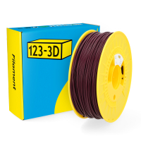 123-3D purple PLA filament 2.85mm, 1kg DHM00034