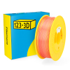 123-3D red-orange rainbow Satin PLA filament 1.75mm, 1kg  DHM00116 - 1