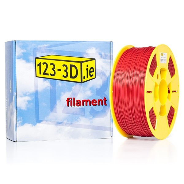 123-3D red ABS Pro filament 1.75mm, 1kg DFA11035 - 1