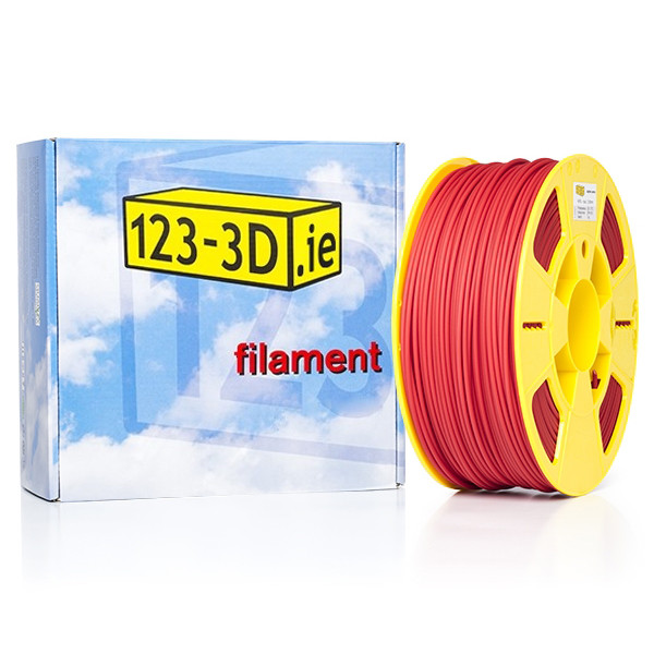 123-3D red HIPS filament 2.85mm, 1kg  DFH11010 - 1