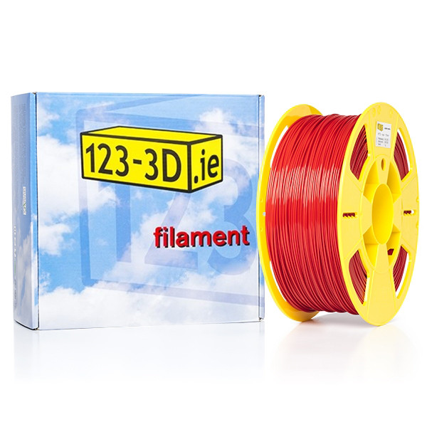 123-3D red PETG filament 1.75mm, 1kg DFE11004 - 1