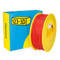 123-3D red PETG filament 1.75mm, 1kg DHM00131