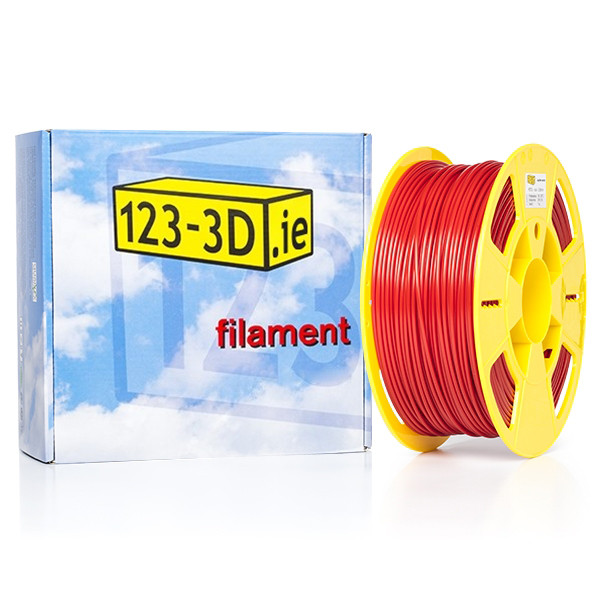 123-3D red PETG filament 2.85mm, 1kg  DFE11015 - 1