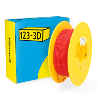 123-3D red TPU 98A filament 1.75mm, 0.5kg DHM00165