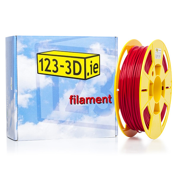 123-3D red flexible TPE filament 2.85mm, 0.5kg  DFF08008 - 1