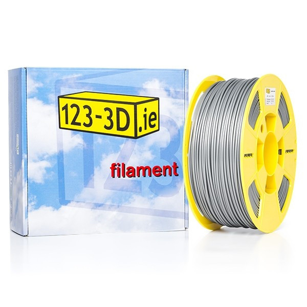 123-3D silver ABS Pro filament 2.85mm, 1kg  DFA11046 - 1
