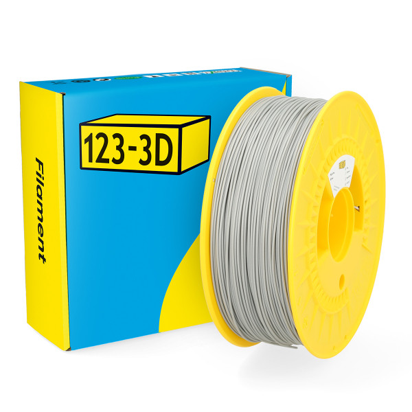 123-3D silver PLA Pro filament 1.75mm, 1kg DHM00099 - 1