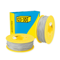 123-3D silver PLA filament 1.75mm, 1kg (2-pack)  DHM10045