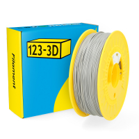 123-3D silver PLA filament 2.85mm, 1kg  DHM00033