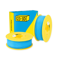 123-3D sky blue PLA filament 1.75mm, 1kg (2-pack)  DHM10018