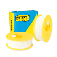 123-3D snow white PLA filament 1.75mm, 1kg (2-pack)  DHM10039
