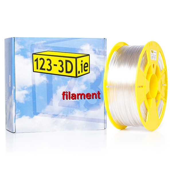 123-3D transparent PETG filament 2.85mm, 1kg DFE11013 - 1