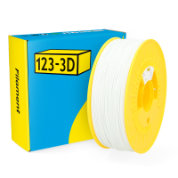 123-3D white ABS filament 1.75mm, 1kg DHM00140