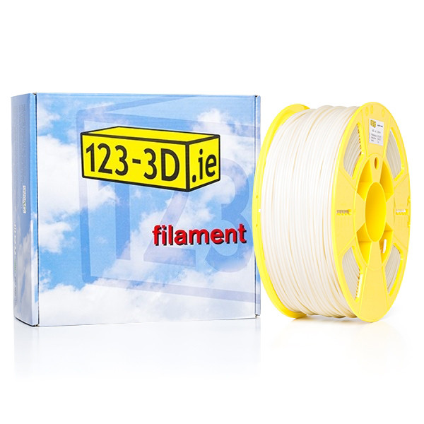 123-3D white ABS filament 2.85mm, 1kg DFA02019c DFP14053c DFA11017 - 1