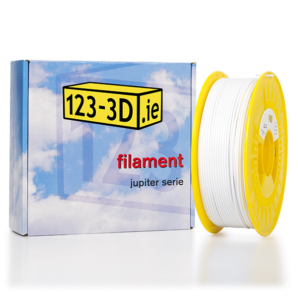 123-3D white PETG filament 2.85mm, 1kg  DFP01120 - 1