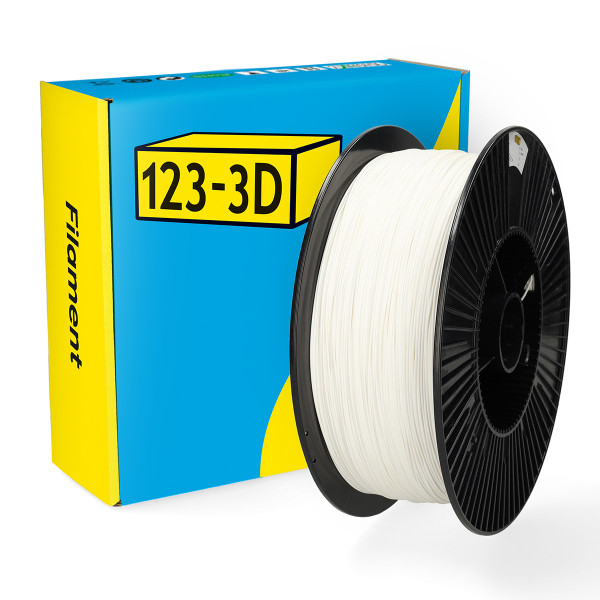 123-3D white PLA filament 1.75mm, 3kg DHM00181 - 1