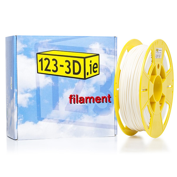 123-3D white TPE Filament 2.85mm, 0.5kg  DFF08007 - 1