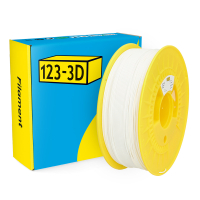 123-3D white lightweight PLA filament 1.75mm, 1kg DHM00090