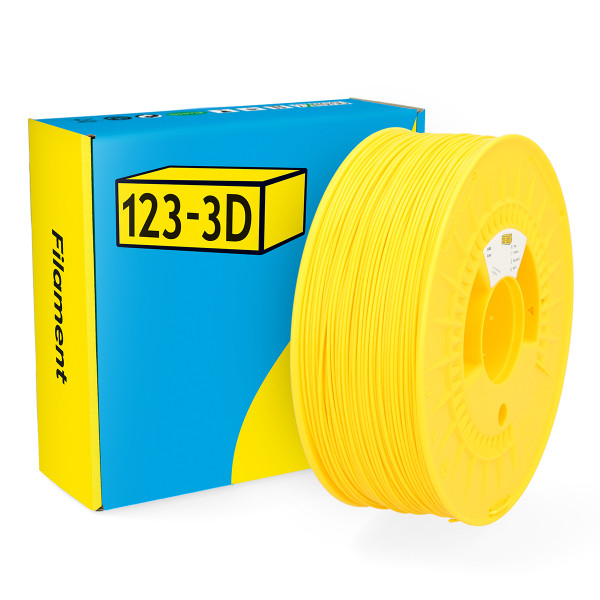 123-3D yellow ABS filament 1.75mm, 1kg DHM00141 - 1