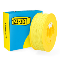 123-3D yellow ASA filament 1.75mm, 1kg DHM00155