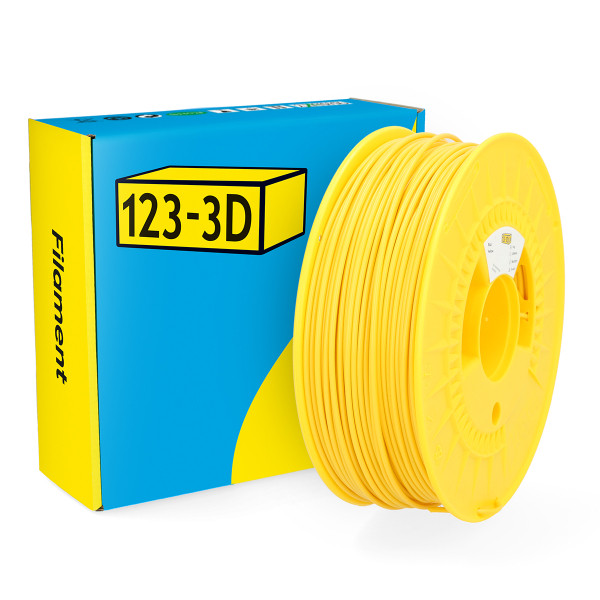 123-3D yellow PLA filament 2.85mm, 1kg DHM00030 - 1
